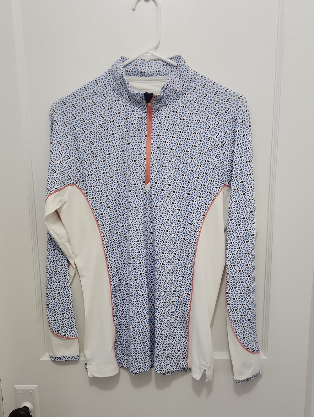 Peter Millar Womens Quarter Zip Pullover Top Size Medium